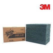 3M 다목적 96 수세미, 20개입, 1박스
