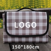 패브릭돗자리 옥스포드 천 찬합매트 주문제작 LOGO 야외 피크닉 방수매트 맟춤제작 네트 레드 체크 201235442, 카색 체크 150180cm 덮개 맟춤