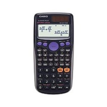 카시오 FX-300ES 플러스 공학용 계산기 블루, 검은색