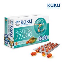 쿠쿠 프리미엄 뉴질랜드초록홍합 오일 27000mg 45캡슐 초록입 그린 초록잎홍합, 5통