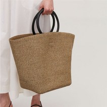 애코 라탄백 라피아 스퀘어 바스켓 라탄공예 버킷백 40대여성가방 왕골 브랜드 라탄 20대가방