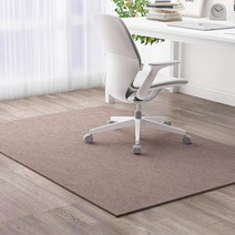 의자매트 긁힘방지 소음감소 카페트, 120*120cm, 6mm, 브라운