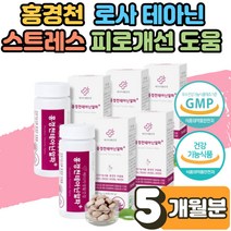 갱년기 여성 남성 수험생 직장인 심신 안정 코티솔 로사 테아닌 효능 홍경천 스트레스 영양제 긴장 완화제 불안 할때 초조 피로 개선 만성피로 무기력증 극복 신경 회복제 5개월