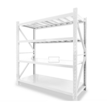 물류창고 선반 조립식앵글랙 산업용 상품보관 중량렉, 120x60x200cm, 화이트 메인프레임