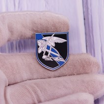 변호사 뱃지 브로치 패션 정장 양복 1+1 성. 세인트 마이클 블루 라인 에나멜 핀 경찰 방패 법 집행 배지