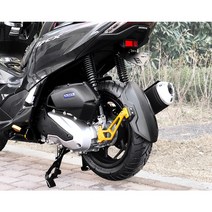 혼다 2022 PCX125 리어 머드 가드 튜닝 휀다 물받이 커버 21년이상 장착가능, 리어머드가드+숏휀다리스킷 및 번호판 확장브라켓, Red - 레드 + 와샤