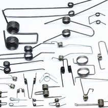 전정가위 꽃 전지 가위 스프링 10세트 단 다기능 토션 스프링 스틸 더블 2 개 1/1.1/1.2/1.4/1.8mm 와이어, 05 1.2x9.6mm 6 coils