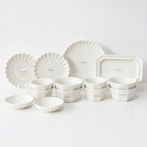 시라쿠스 프리즈 4인세트 14p, 화이트