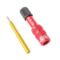 헤드라이트 바구니 자전거 가방 충전식 거치대 밸브 어댑터 녹 방지 알루미늄 합금 에어 포크 풍선 av 확장 변환 노즐 도로 포크 액세서리 mtb, 빨간색, 04 Red