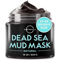 O Naturals 건선 사해 510.3g(18온스) 얼굴 및 바디 두피용 머드 마스크 천연 오가닉 건선 치유 여드름 딥 모공 클렌징 모공 지성 피부 각질 제거 스킨 케어 남성