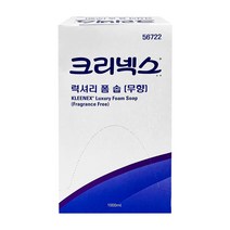 크리넥스 럭셔리 폼 솝 무향 거품비누 1000ml, 56722 크리넥스 럭셔리 폼 솝 1000ml