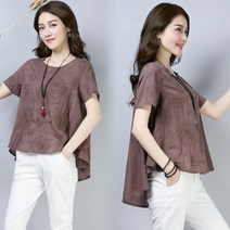[국내당일발송]지패션 초코 린넨 여성의류 바캉스룩 데이트룩 M L XL 2XL 3XL 빅사이즈여성의류