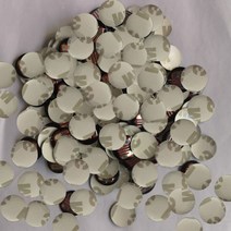 키홀더 스마트키개조 ECUTOOL 피아트 자동차 키 쉘 원격 케이스 알루미늄 스티커 심볼 키리스 스코다 14mm, 6.For Seat - 10 Pcs