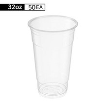 32온스 107파이 투명컵 50개 1L커피컵, 단품, 단품