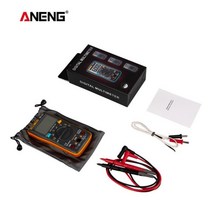 디지털 전기 멀티 테스터기 검전기 삑삑이 미터기 비접촉 테스트기 스마트 aneng an8002 digital multimeter 6000 counts multimetro lcr, 협력사, AN8002 오렌지