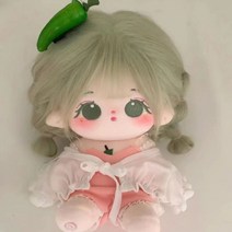 무속성 솜인형 인형 옷 몸체 아이돌 귀여운 20cm, 몸체+헤어(의류없음), 20cm 뼈대 있음