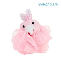 가가클린 매직 샤워볼 (샤워타올 샤워타월 캐릭터샤워볼 아기목욕타올 욕조타올), 1개, 핑크(토끼)