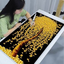 F-F 5d보석십자수 DIY 일체형, 멀티 사이즈, 90*55cm