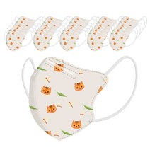 원올스 깜찍이 유아용 2D 어린이 마스크 초소형 소형 60매, 1~3세_60매, X10_1~3세_다람쥐