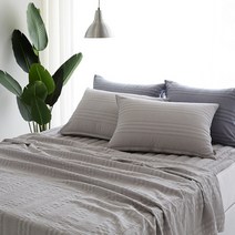 누비지오 프리미엄 올가 선염 리플/홑이불 퀸 4종 택1