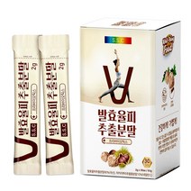 발효율피 추출분말 국내산 발효율피 밤껍질 치커리뿌리 추출물 분말 엘라그산 스틱, 2g x 30