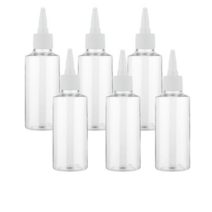 병도매닷컴 투명 뾰족 흰색마개 공병 AC100, 100ml, 24개입