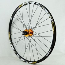 Pasak Mtb Wheelset 26 27.5inch 29er 자전거 뒷 바퀴 32 구멍 디스크 브레이크 QR 9 135mm 4 밀봉 된 방위 산 자전거 뒤 바퀴, 27.5 골든 허브 골든, Rear26 Gold Gold