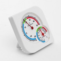 휴대용 아날로그 미니 온습도계 미니온도계 고온 정밀, 1개