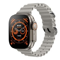 2022 Z8 울트라 MAX 스마트 워치 시리즈 8 티타늄 합금 1:1 49mm 케이스 블루투스 통화 NFC ECG IP68 방수, 02 Gold