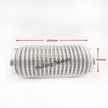 배기음 소리박 에코튜닝 액티브사운드 배기튜닝 팁 스테인레스 스틸 플렉스 파이프 벨로우 튜브 커플러 메, 1개