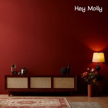 헤이몰리 화양연화 라탄 원목 거실장 2000 착불 [착불], 월넛