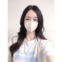 언니네 잡화공간 KF94 새부리형 퍼플 컬러마스크 25매 톤업핏, 스킨 베이지, 대형