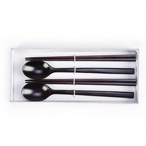 무형문화재 정일품공방 옻칠수저세트(2인용)