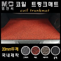 지프 그랜드체로키 (2017~2021년) 코일 트렁크매트 확장형 (20mm두께), 코일 트렁크매트/블랙, 상세표기참조