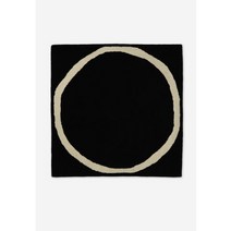 블랙 &오프 화이트 울러그 - BLACK &OFF WHITE AREA RUG