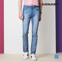 CARNABY_남성_여름 무릎캣 구제데님_AQJ305