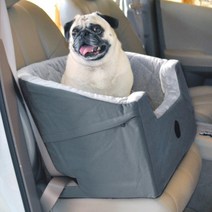 해외발송 (애완동물 카시트)American K & H Outing Dog Cars Car Rear Seat Co-driver Seat Pet Car 설치-11717, 03. 밝은 회색 큰 61 X 37