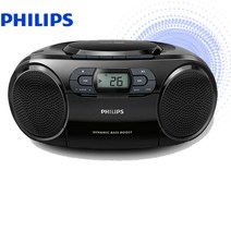 필립스 AZ388 CD 카세트 플레이어 라디오 MP3 카세트 USB가능 (DW)