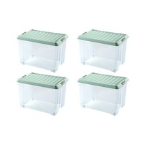 브리다 리빙박스 70L, 그린, 4개