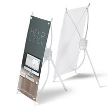 행복한출력소 미니 배너 거치대 (출력물 미포함), 미니 거치대-대 (180mm x 420mm), 1개
