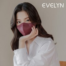 박서준 마스크 에블린 프라임 정품 50매 컬러마스크 국산 소 중 대 다양한 색상과 사이즈, 소형, 소프트핑크