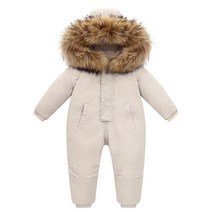 ZYWJY -30 겨울 아기 방한복 Snowsuit 90% 오리털 자켓 셔츠 아웃도어 스타일 유아 스키 유아 소녀 옷 참존복 남아 아이 Jumpsuit 파카