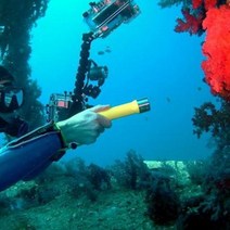 스노쿨링 수중 써치 라이트 후레쉬 LED 손전등