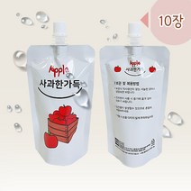 파우치 스파우트파우치 음료파우치, 스파우트 사과즙(10장), 1개