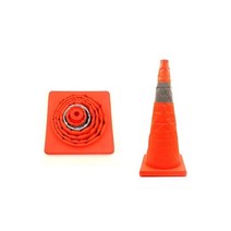 고속도로 비상주차 접이식 주황 꼬깔 안전콘 공사현장 비상용품 칼라콘