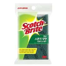 주방용품파는곳 스폰지양면 다목적 수세미(SL135/3M)72394EA, 1, 1