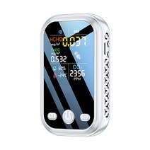 분석 측정 공구 다기능 디지털 온도 습도 테스터 CO2 센서 TVOC HCHO 감지기 공기질 모니터 5 in 1 미터, 01 WHITE
