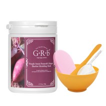 지알비 포도당함유 활성 산소 보호막 자색고구마 샤베트 모델링팩 500g+팩도구 3종+핑크해면, 단품, 단품