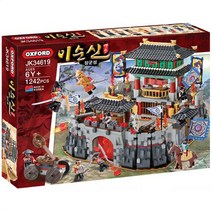 집중력 발달 어린이 옥스포드 블럭 이순신 장군성 블럭장난감-2802EA, 본상품선택