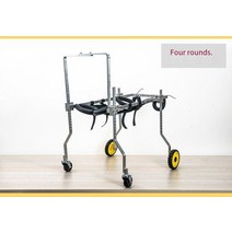 강아지쓸개골 강아지 보조기 휠체어 애완 동물 고양이 뒷다리 노인 개 보조 보행 후방 사지 마비 애완 동물 워커, 밝은 회색, 엑스